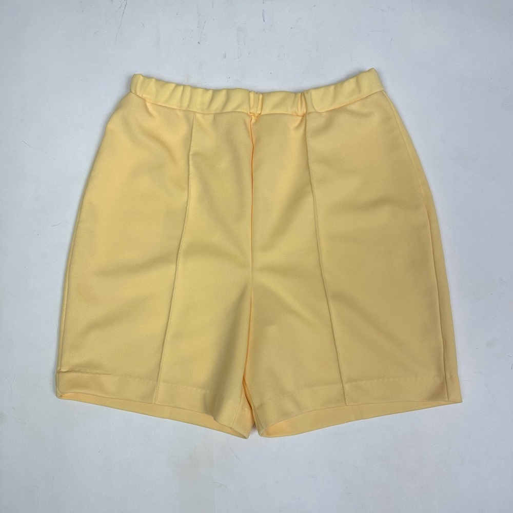 Vintage High Waist Polyester Shorts